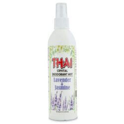 Thai Deodorant Stone Crystal Mist Natural Deodorant Spray 8 oz. Bundle (Lavender & Jasmine, Single)