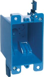 Thomas & Betts Carlon B114R-UPC 1G Old Work Box, Blue, Metal, Not Water Resistant, Includes Outlet, Painted, Modern, 14 Cubic Inches, 2.75 x 2.25 x 4.125 Inches - Image 6