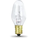 Feit Feit-BP10C71/2/RP 10-Watt C7 Appliance Incandescent Light Bulb (2-Pack) Electric-BP10C71/2/RP, 2 Count (Pack of 1)