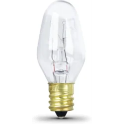 Feit Feit-BP10C71/2/RP 10-Watt C7 Appliance Incandescent Light Bulb (2-Pack) Electric-BP10C71/2/RP, 2 Count (Pack of 1)