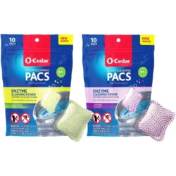 O-Cedar Floor Cleaning 20ct Pacs with Citrus Scent 10ct (1- Pack) and Lavender Scent 10ct (1-Pack)