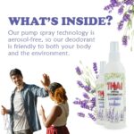 Thai Deodorant Stone Crystal Mist Natural Deodorant Spray 8 oz. Bundle (Lavender & Jasmine, Single) - Image 4
