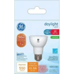 GE LED PAR20 Indoor/Outdoor Floodlight, 7 watts, 550 lumens, 5000k Daylight, Dimmable - Image 2