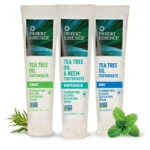 Desert Essence Natural Tea Tree Oil and Neem Toothpaste, Wintergreen,6.25 Oz, Pack of 3