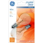 GE Lighting Decorative A15 Incandescent Ceiling Fan Light Bulb, 40-Watts, Crystal Clear, 2-Pack - Image 3