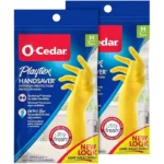 PLAYTEX HandSaver Rubber Gloves for Kitchen and Household Cleaning (2 Pairs)