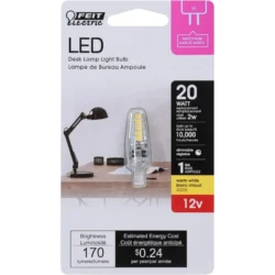 Feit Electric Bp20g4/830/led G4 Led Bulb, 2 Watts, 12 Volts