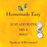 English Scone Mix, Lemon Poppyseed by Sticky Fingers Bakeries – Easy to Make English Scones Fresh Baked, Makes 12 Scones (1 pk) - Image 4