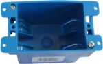 Thomas & Betts Carlon B114R-UPC 1G Old Work Box, Blue, Metal, Not Water Resistant, Includes Outlet, Painted, Modern, 14 Cubic Inches, 2.75 x 2.25 x 4.125 Inches - Image 7