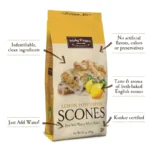 English Scone Mix, Lemon Poppyseed by Sticky Fingers Bakeries – Easy to Make English Scones Fresh Baked, Makes 12 Scones (1 pk) - Image 6