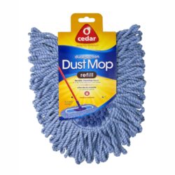 O-Cedar Dual-Action Dust Mop Refill,Blue