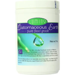 Lumino Home Diatomaceous Earth Fresh Water, Food Grade Pure, 9 Ounce